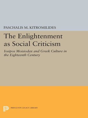 cover image of The Enlightenment as Social Criticism